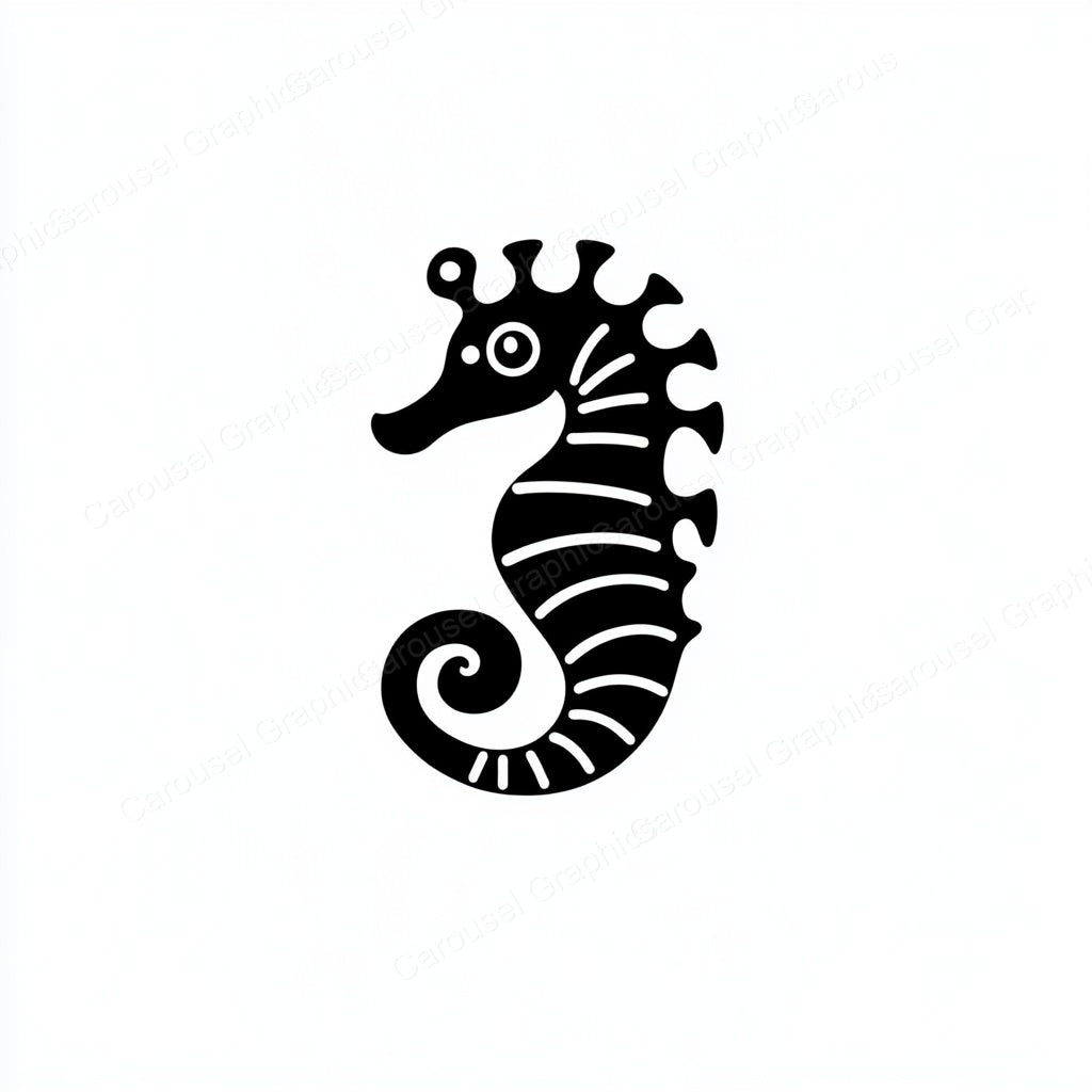 Seahorse Vector Graphic preview
