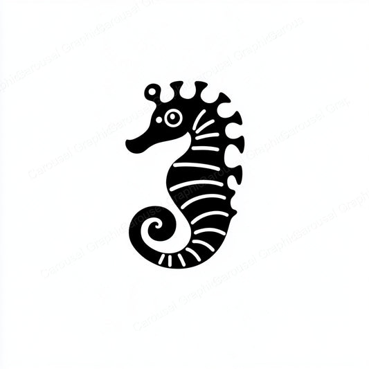 Seahorse Vector Graphic preview
