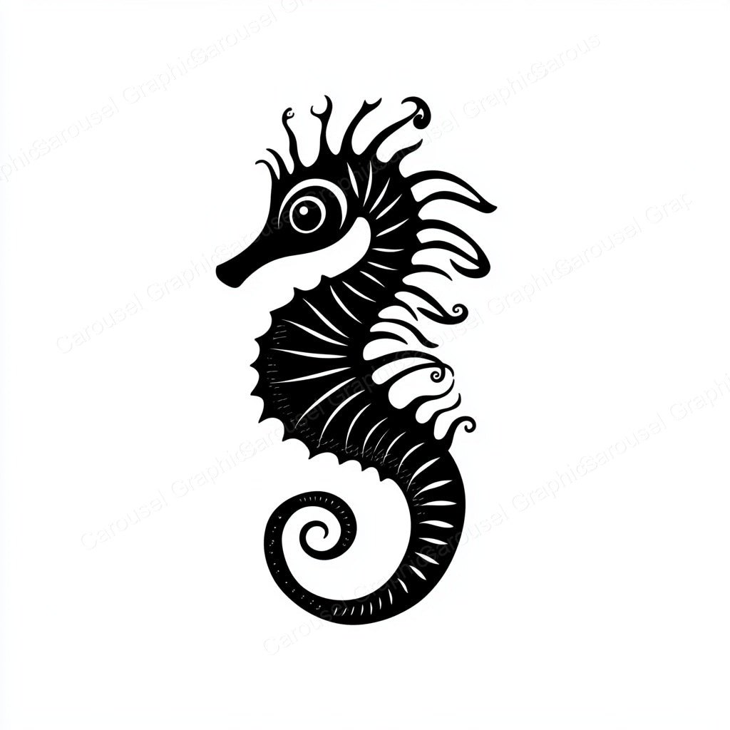 Seahorse Vector Graphic preview