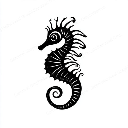 Seahorse Vector Graphic preview
