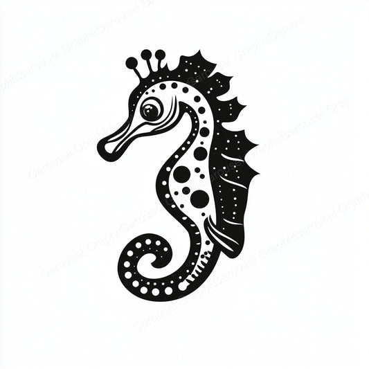 Seahorse Vector Graphic preview