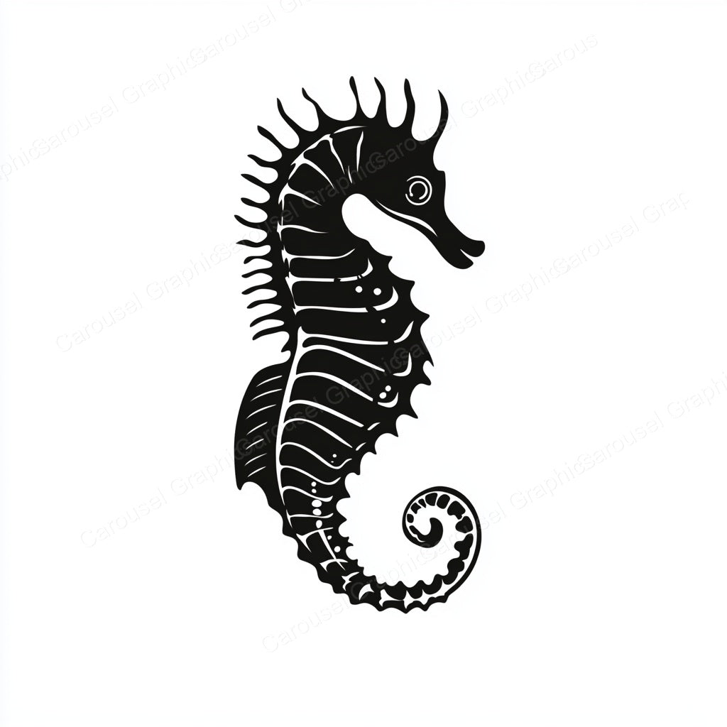Seahorse Vector Graphic preview