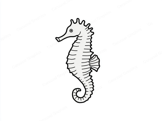 Seahorse Vector Graphic preview