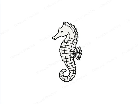 Seahorse Vector Graphic preview