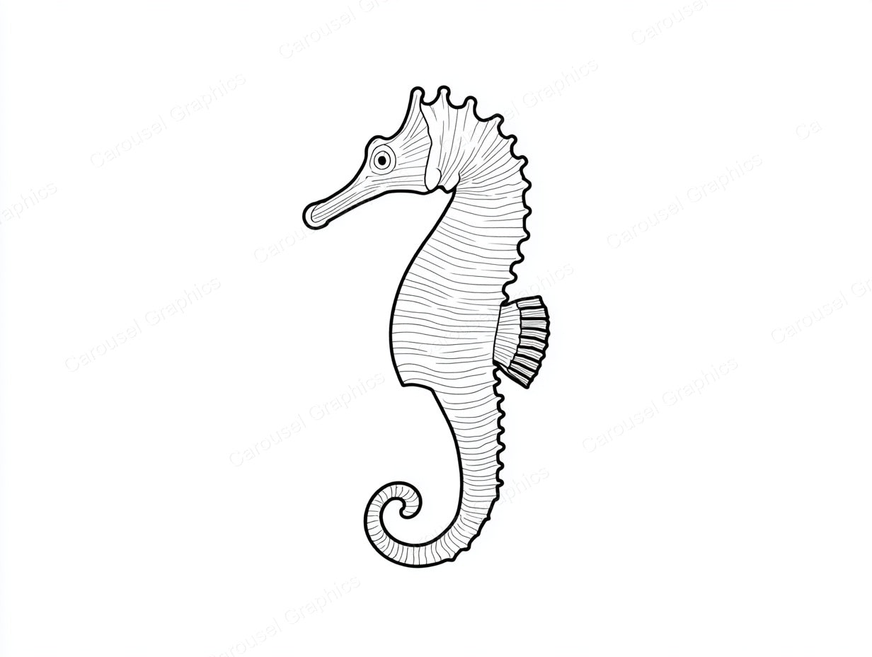 Seahorse Vector Graphic preview