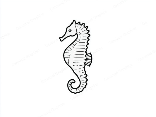 Seahorse Vector Graphic preview