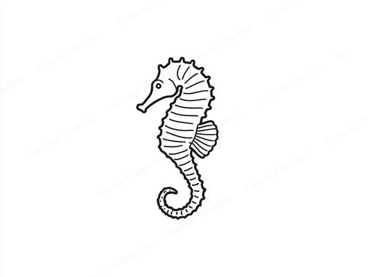 Seahorse Vector Graphic preview