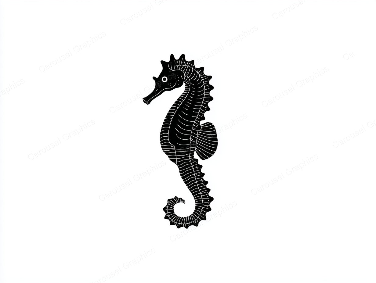Seahorse Vector Graphic preview