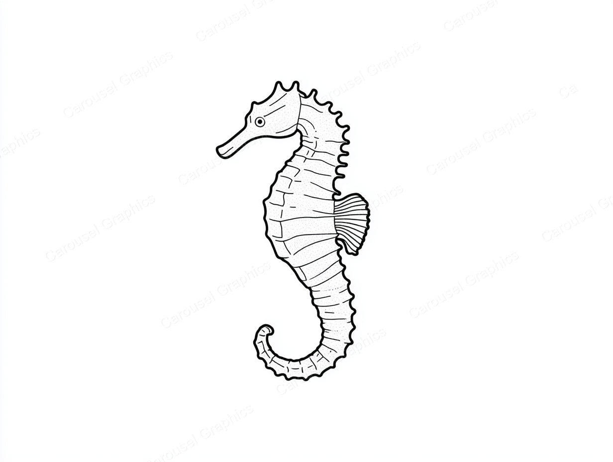 Seahorse Vector Graphic preview