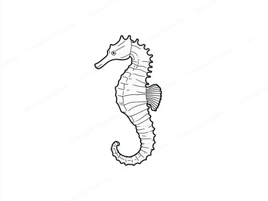 Seahorse Vector Graphic preview