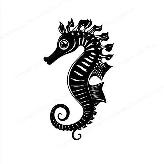 Seahorse Vector Graphic preview