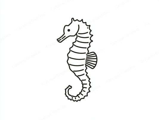 Seahorse Vector Graphic preview