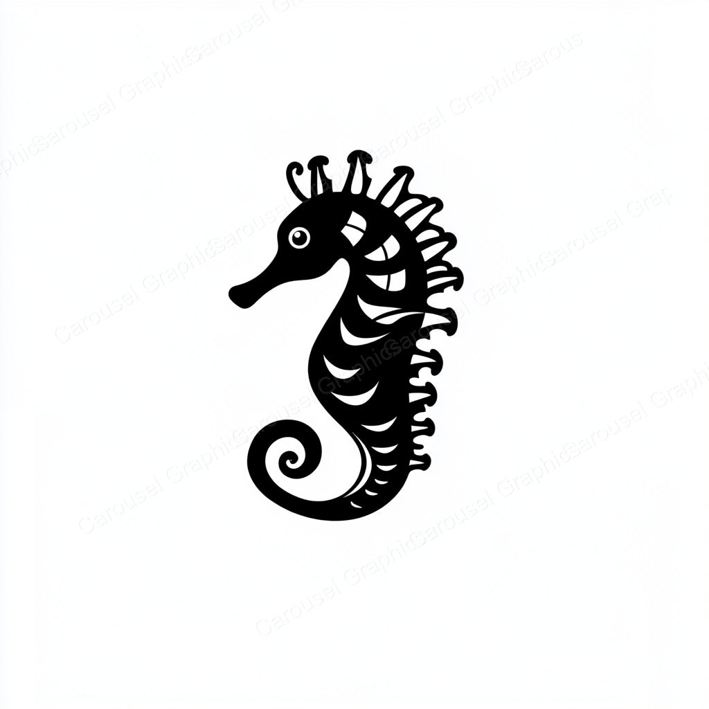 Seahorse Vector Graphic preview