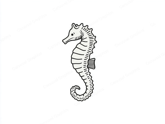 Seahorse Vector Graphic preview