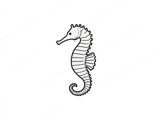 Seahorse Vector Graphic preview