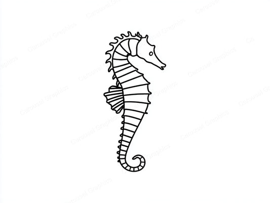 Seahorse Vector Graphic preview