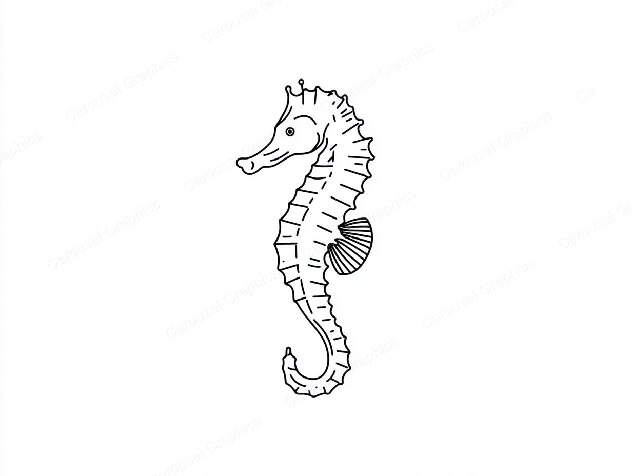 Seahorse Vector Graphic preview