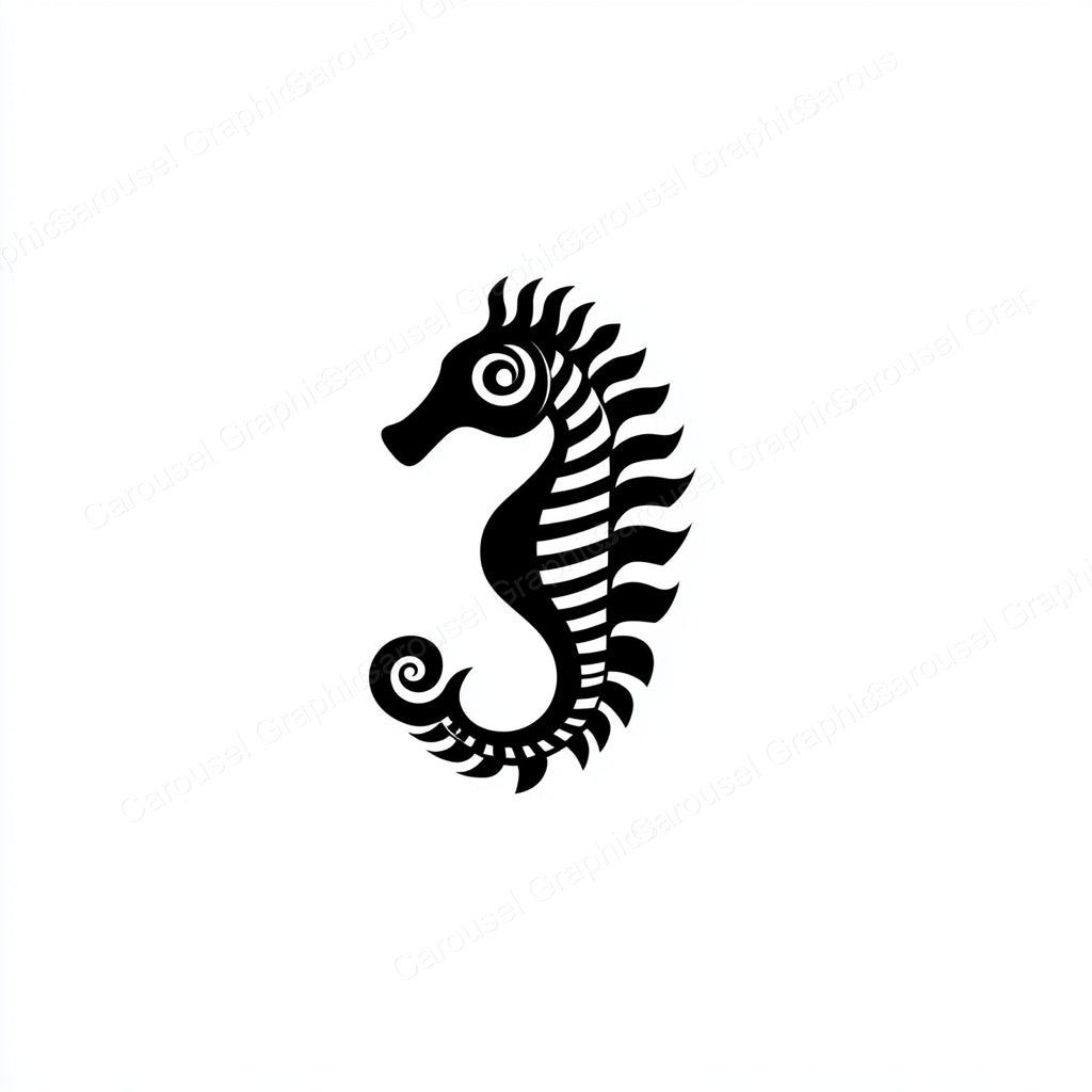 Seahorse Vector Graphic preview