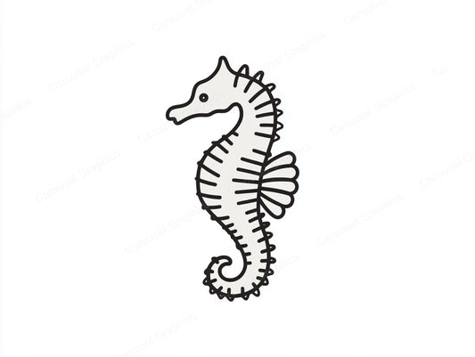 Seahorse Vector Graphic preview