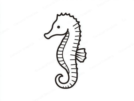 Seahorse Vector Graphic preview