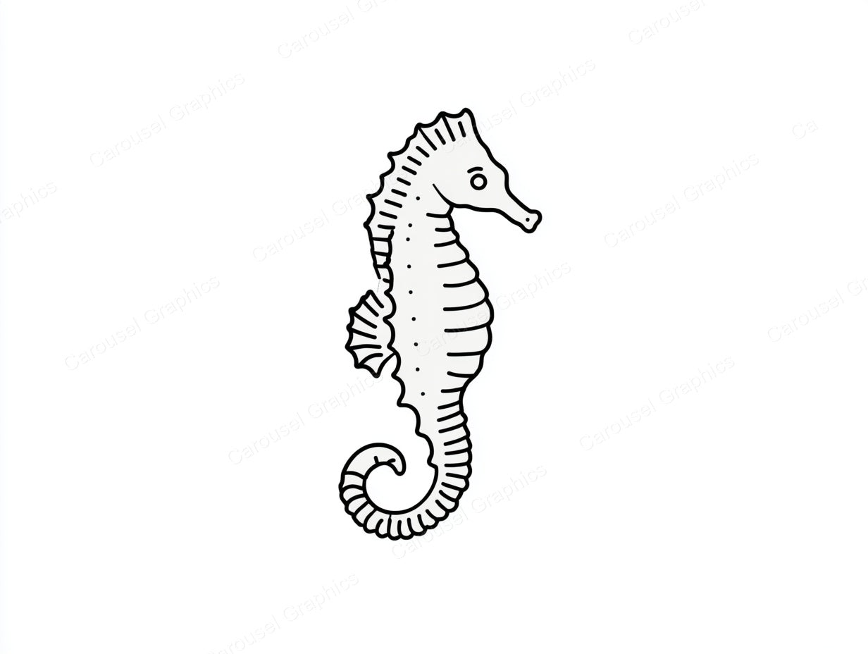Seahorse Vector Graphic preview