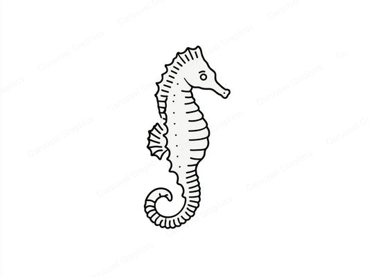 Seahorse Vector Graphic preview