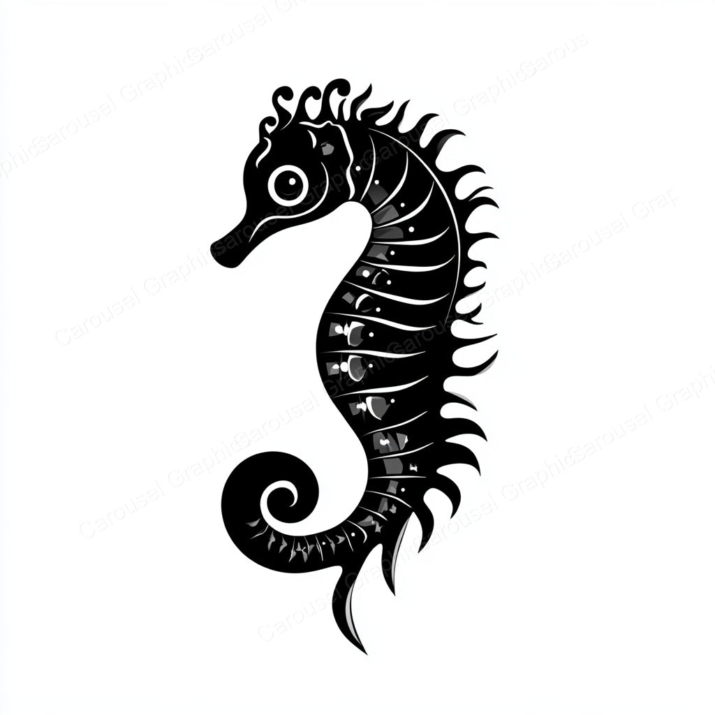 Seahorse Vector Graphic preview