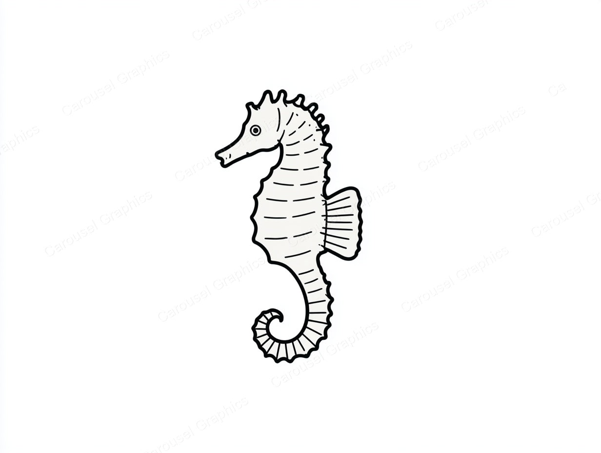 Seahorse Vector Graphic preview