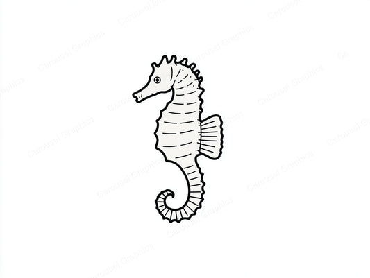 Seahorse Vector Graphic preview