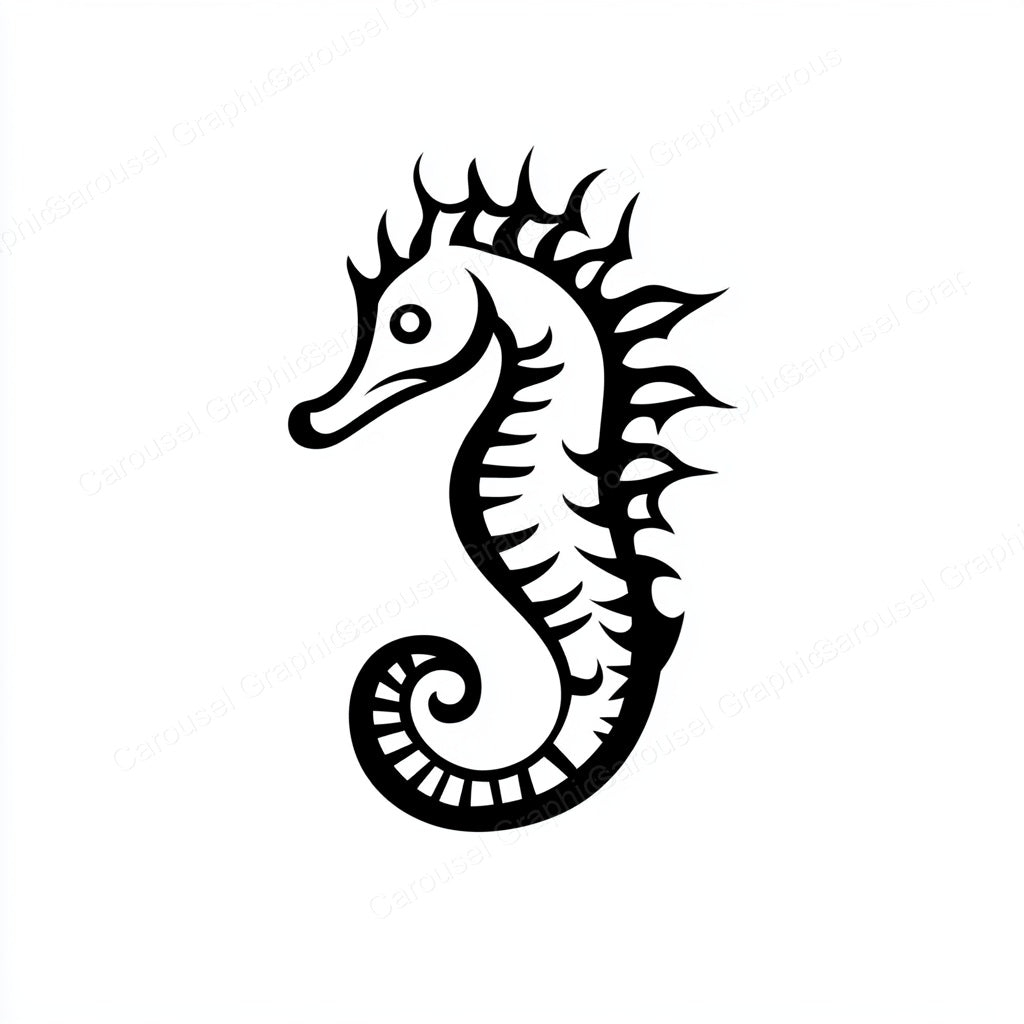 Seahorse Vector Graphic preview