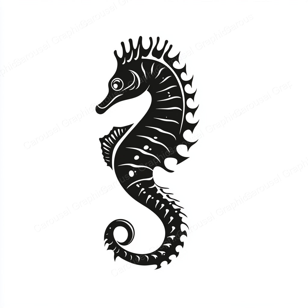 Seahorse Vector Graphic preview
