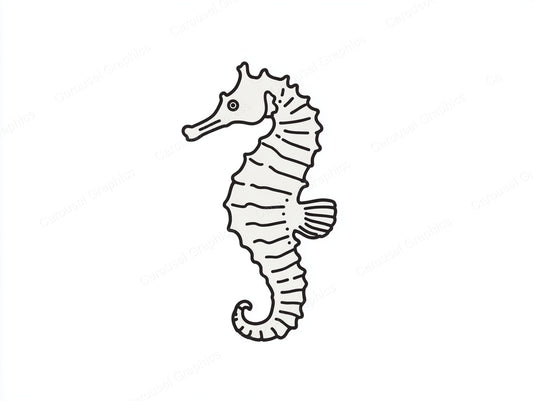 Seahorse Vector Graphic preview