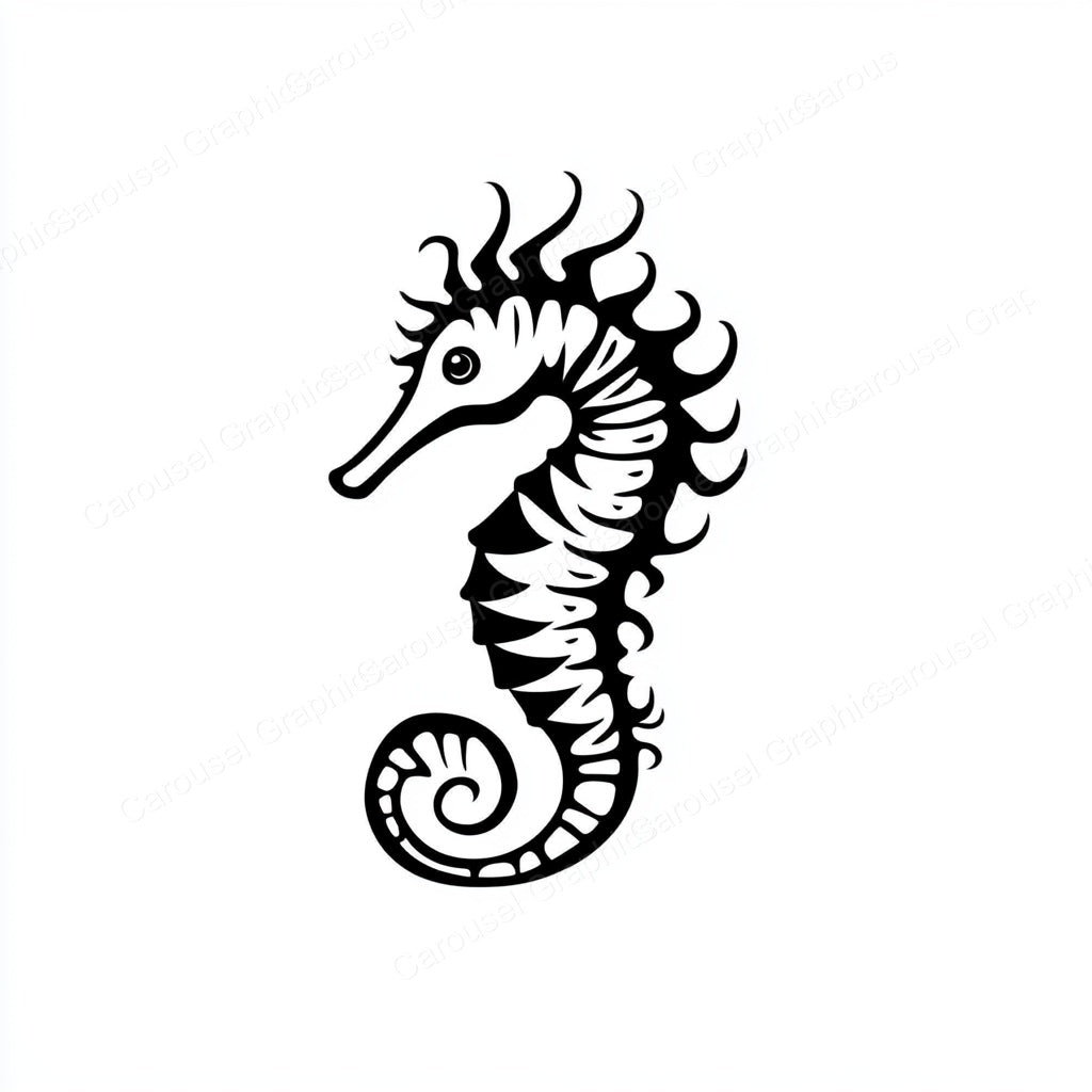 Seahorse Vector Graphic preview