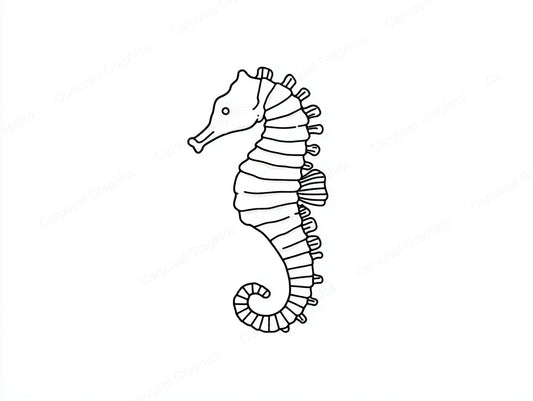 Seahorse Vector Graphic preview