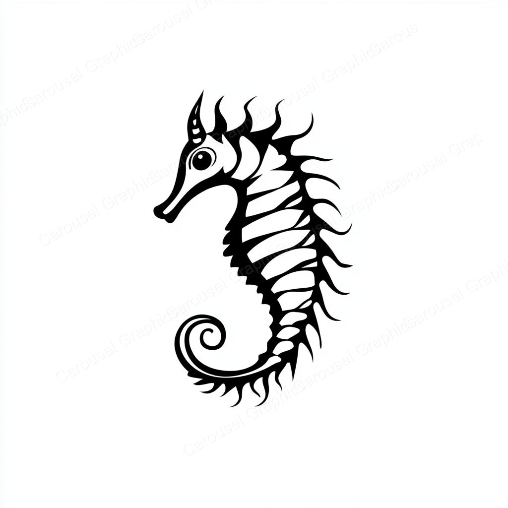Seahorse Vector Graphic preview