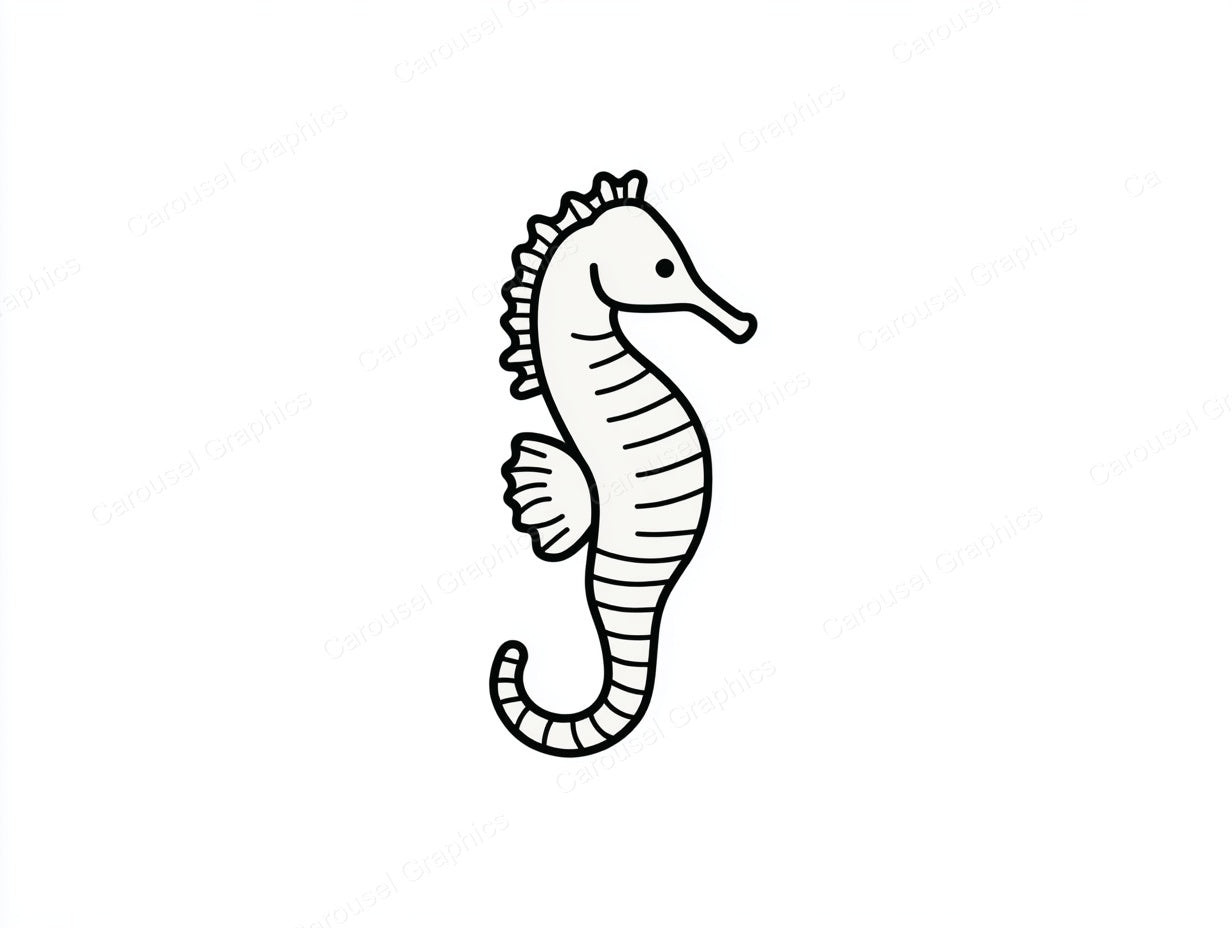 Seahorse Vector Graphic preview