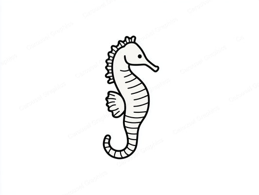 Seahorse Vector Graphic preview