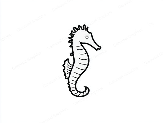 Seahorse Vector Graphic preview