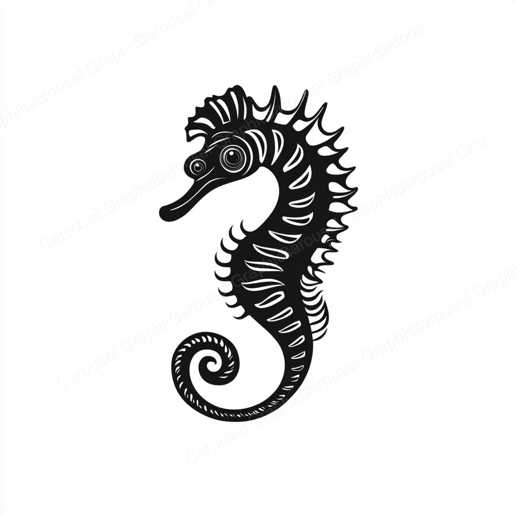 Seahorse Vector Graphic preview