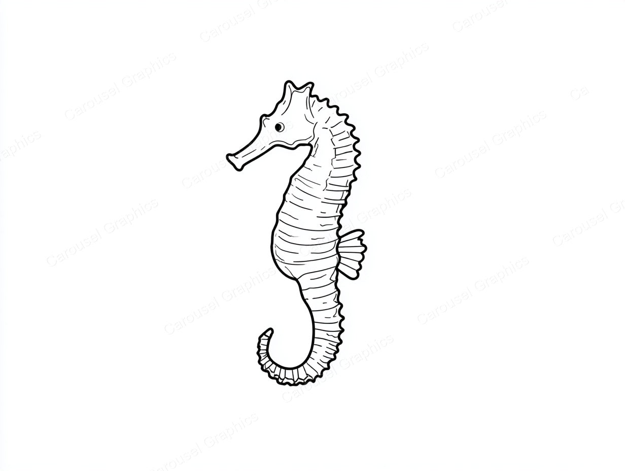 Seahorse Vector Graphic preview