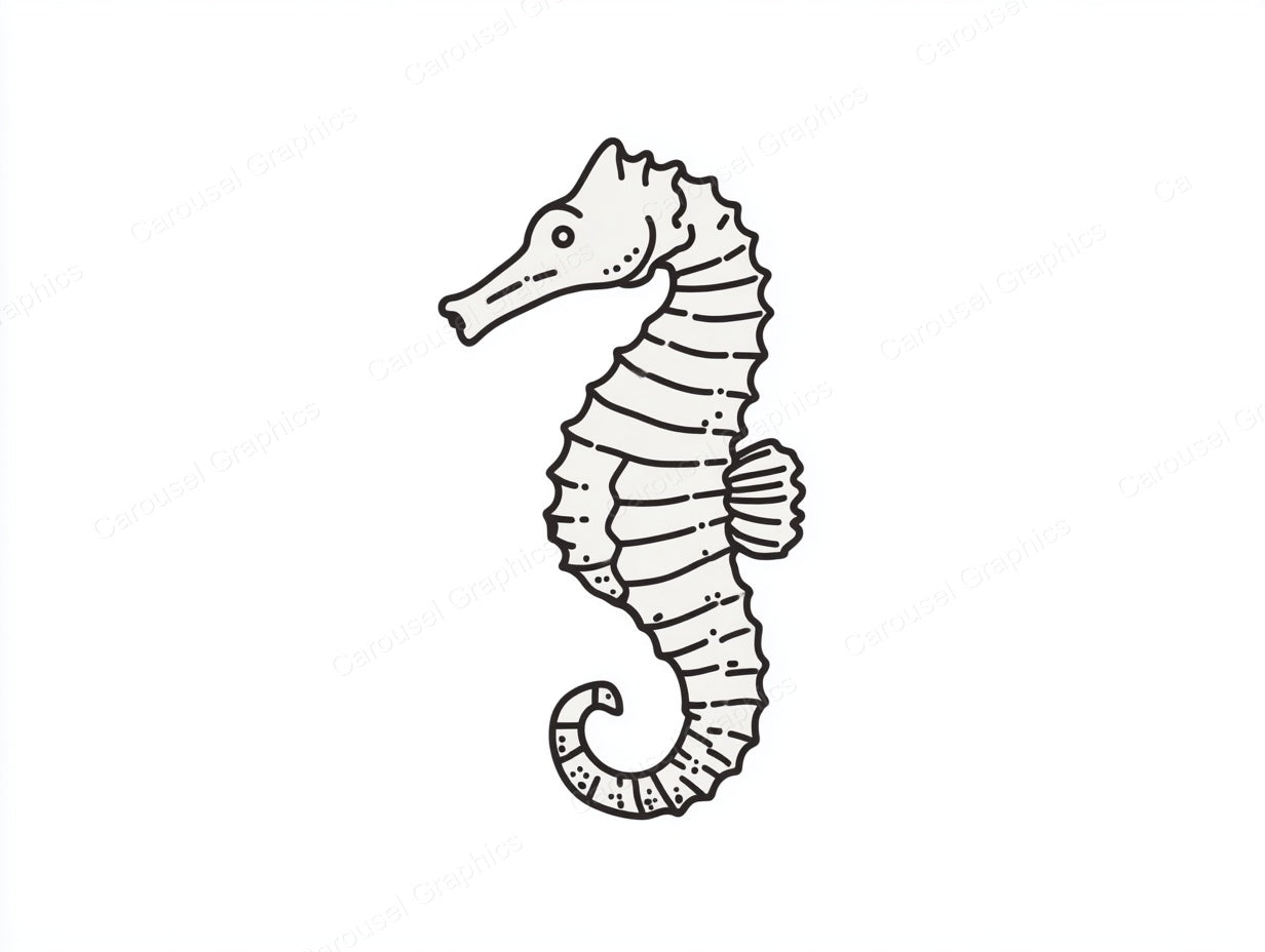 Seahorse Vector Graphic preview