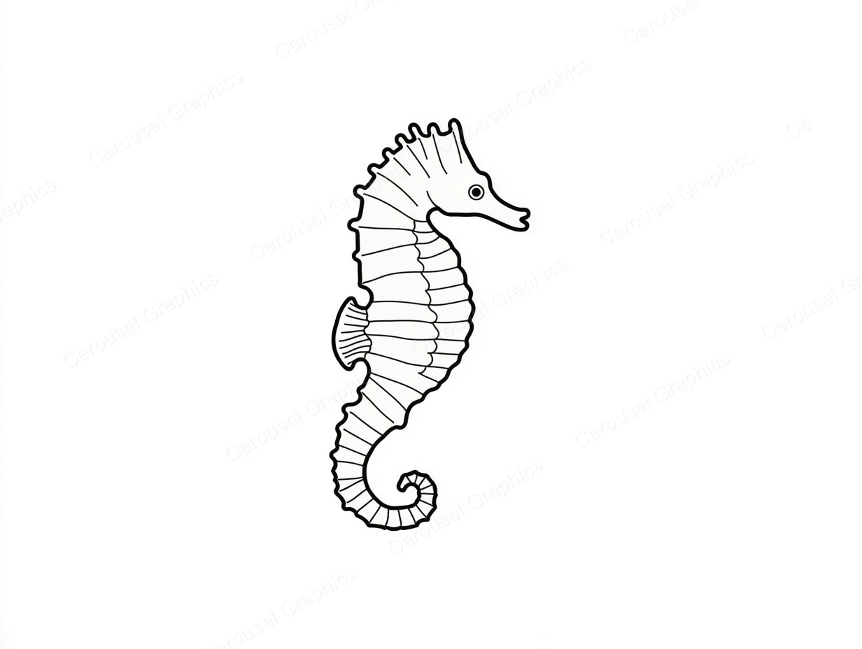 Seahorse Vector Graphic preview