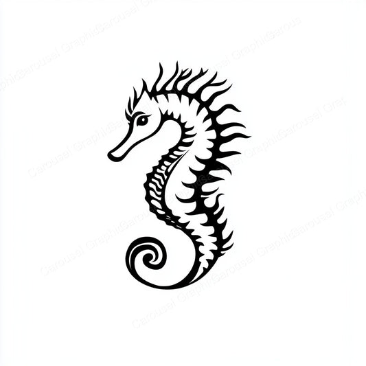 Seahorse Vector Graphic preview