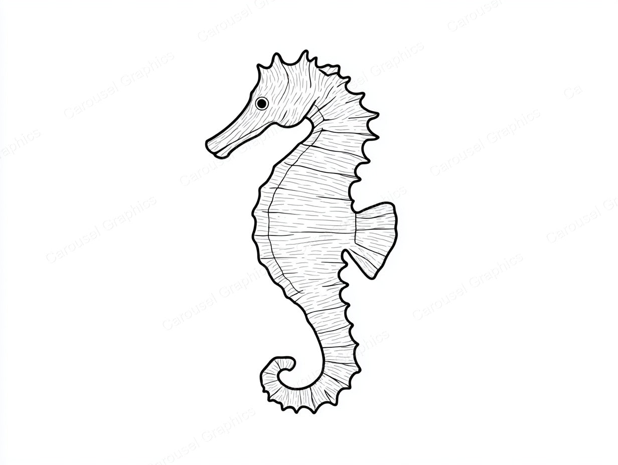 Seahorse Vector Graphic preview