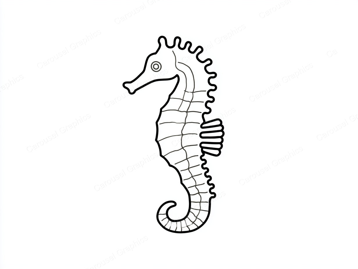 Seahorse Vector Graphic preview