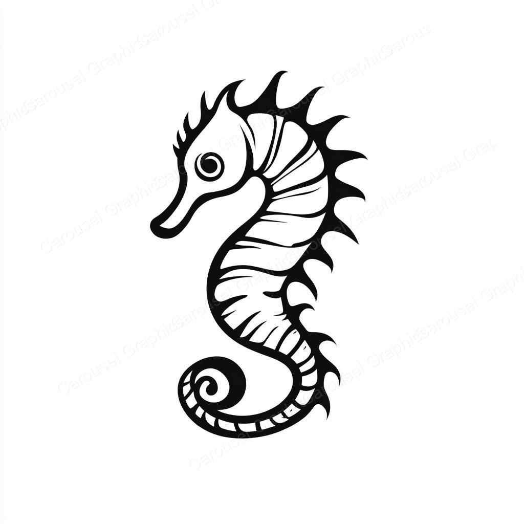 Seahorse Vector Graphic preview