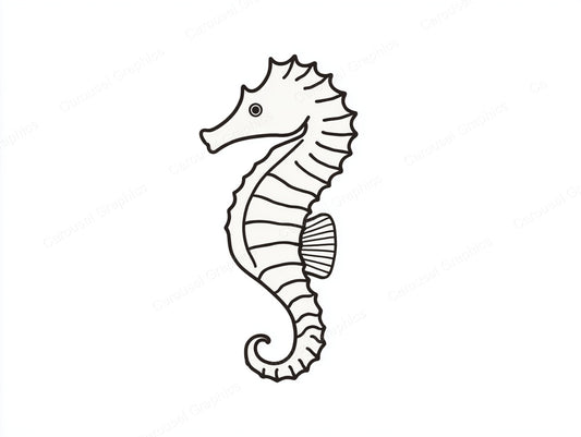 Seahorse Vector Graphic preview