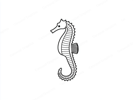 Seahorse Vector Graphic preview