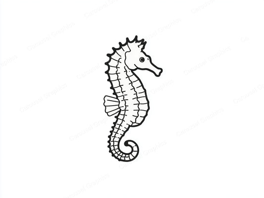 Seahorse Vector Graphic preview