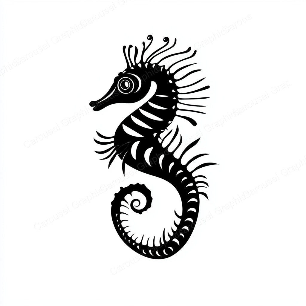 Seahorse Vector Graphic preview